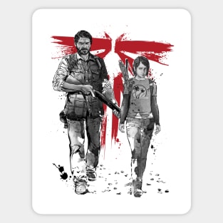 Lone Survivor and Cub Sticker